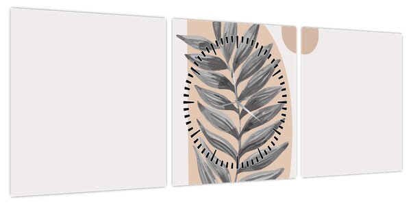 Obraz - Arkusz ilustracyjny N⁰1 (z zegarem) (90x30 cm)