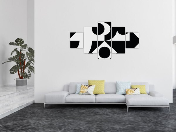 Obraz - Abstrakcja geometryczna N⁰1 (125x70 cm)