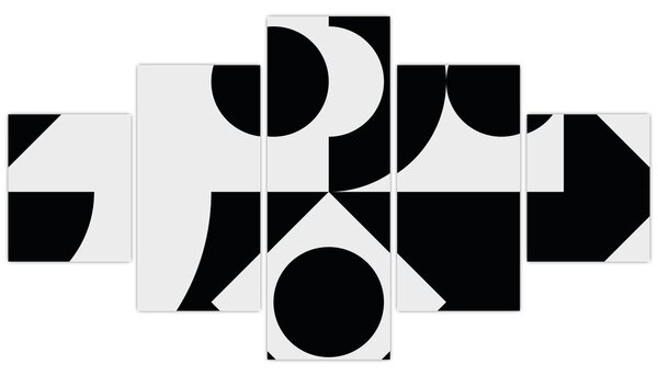 Obraz - Abstrakcja geometryczna N⁰1 (125x70 cm)