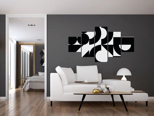 Obraz - Abstrakcja geometryczna N⁰2 (125x70 cm)