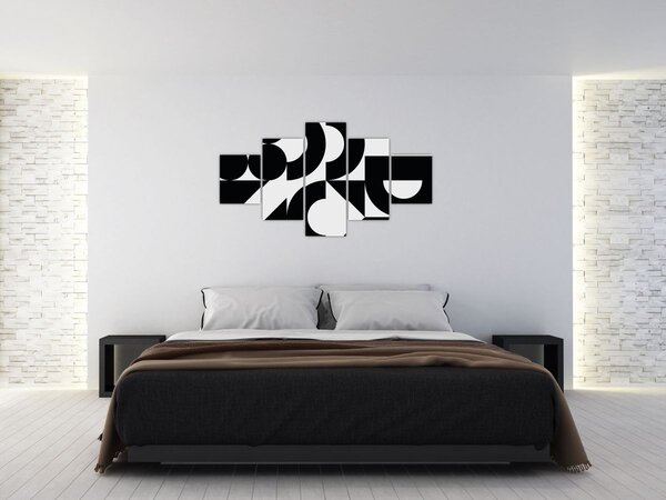 Obraz - Abstrakcja geometryczna N⁰2 (125x70 cm)
