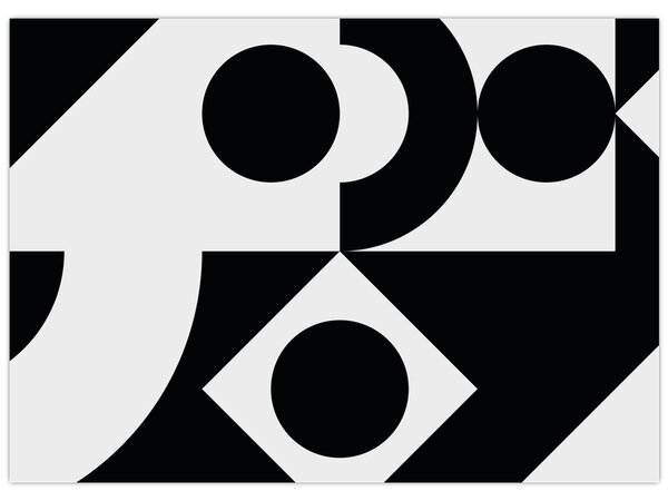 Obraz - Abstrakcja geometryczna N⁰1 (70x50 cm)