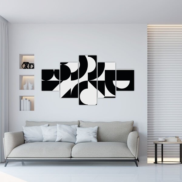 Obraz - Abstrakcja geometryczna N⁰2 (125x70 cm)