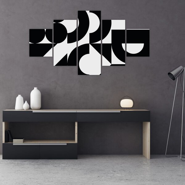 Obraz - Abstrakcja geometryczna N⁰2 (125x70 cm)