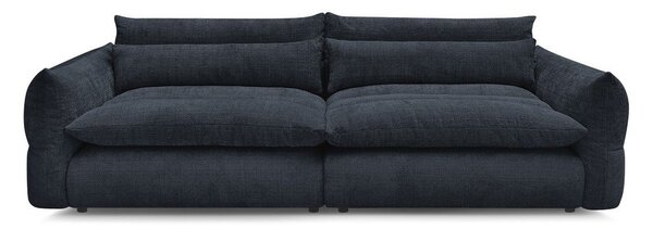Ciemnoniebieska sofa z tkaniny szenilowej 276 cm Neil – Bobochic Paris