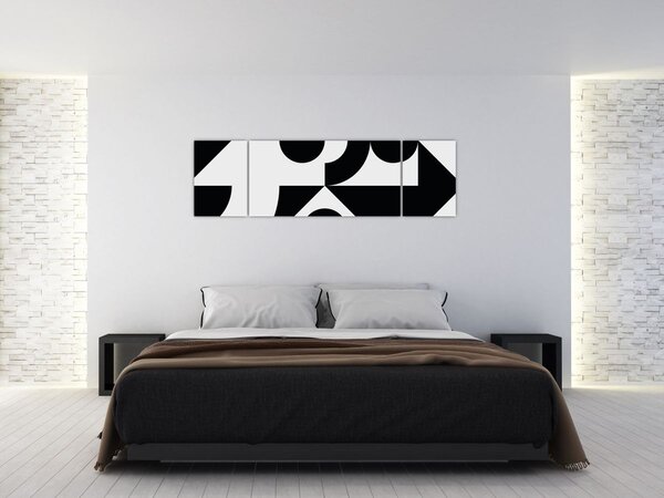 Obraz - Abstrakcja geometryczna N⁰1 (170x50 cm)