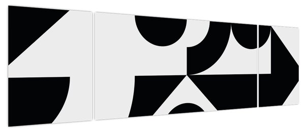 Obraz - Abstrakcja geometryczna N⁰1 (170x50 cm)