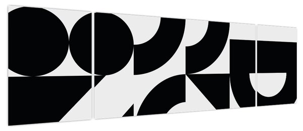 Obraz - Abstrakcja geometryczna N⁰2 (170x50 cm)