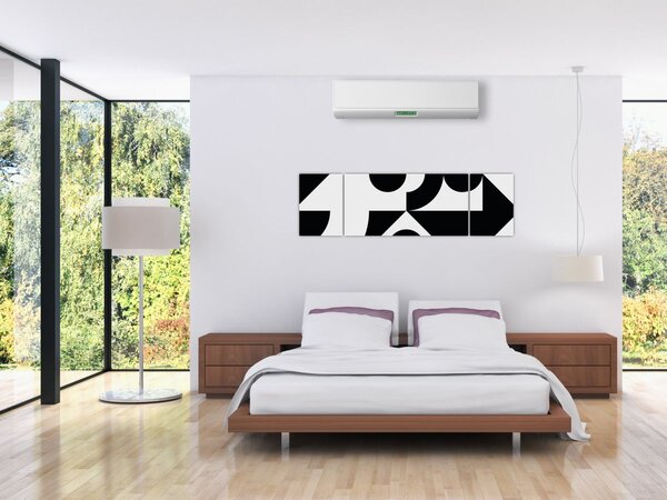 Obraz - Abstrakcja geometryczna N⁰1 (170x50 cm)