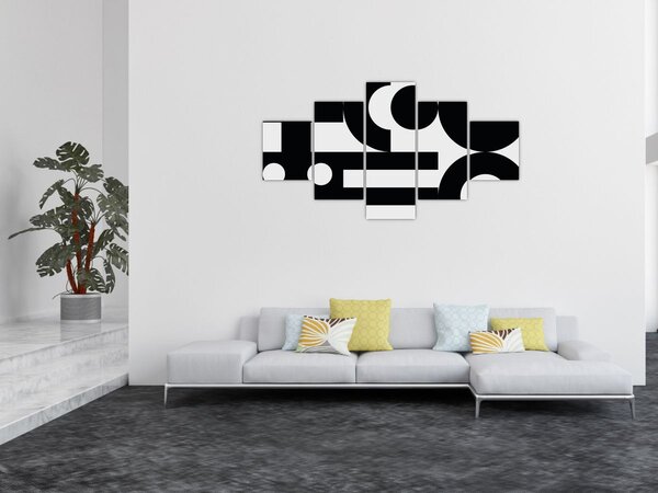 Obraz - Abstrakcja geometryczna N⁰3 (125x70 cm)