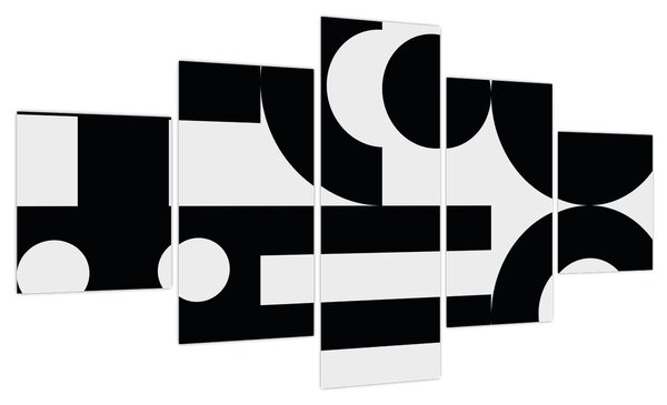 Obraz - Abstrakcja geometryczna N⁰3 (125x70 cm)