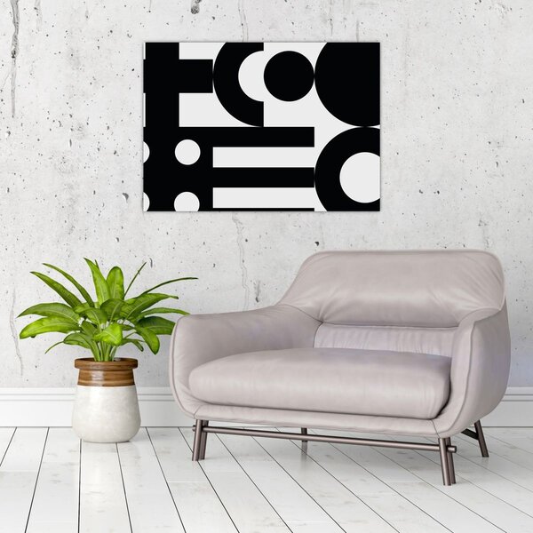 Obraz - Abstrakcja geometryczna N⁰3 (70x50 cm)