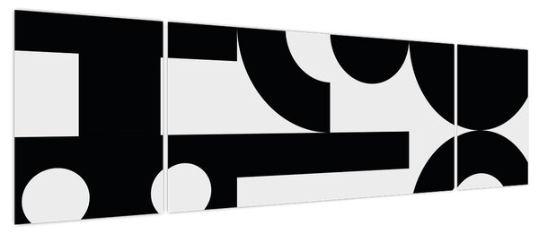 Obraz - Abstrakcja geometryczna N⁰3 (170x50 cm)