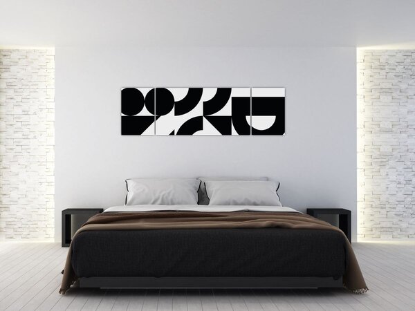 Obraz - Abstrakcja geometryczna N⁰2 (170x50 cm)