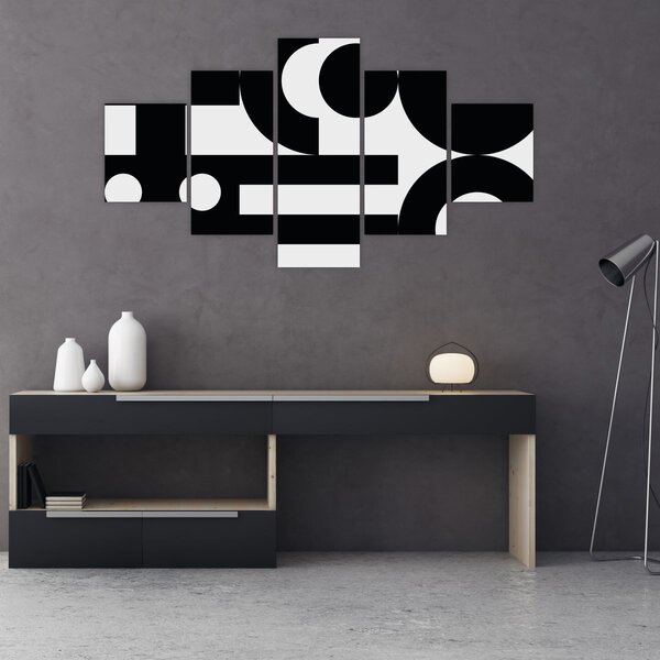 Obraz - Abstrakcja geometryczna N⁰3 (125x70 cm)