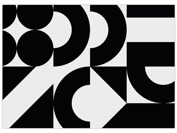 Obraz - Abstrakcja geometryczna N⁰2 (70x50 cm)