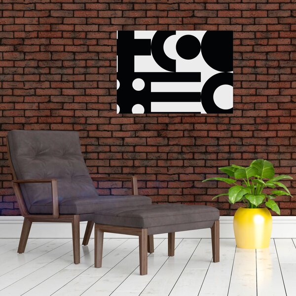 Obraz - Abstrakcja geometryczna N⁰3 (70x50 cm)