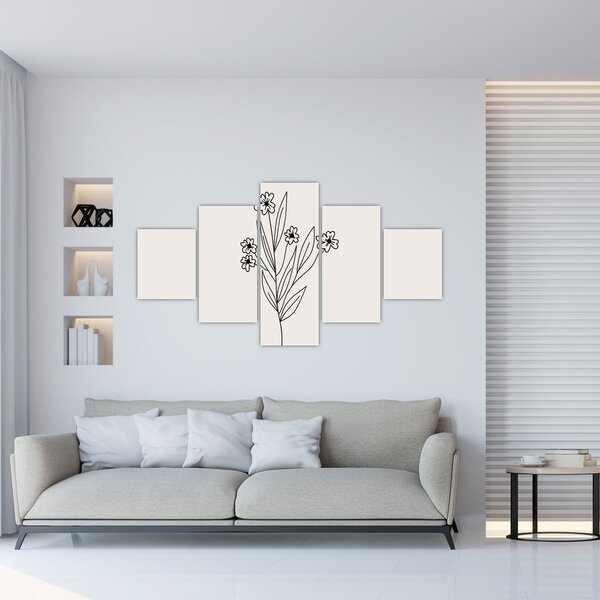 Obraz - Meadow Flower N⁰1 (125x70 cm)
