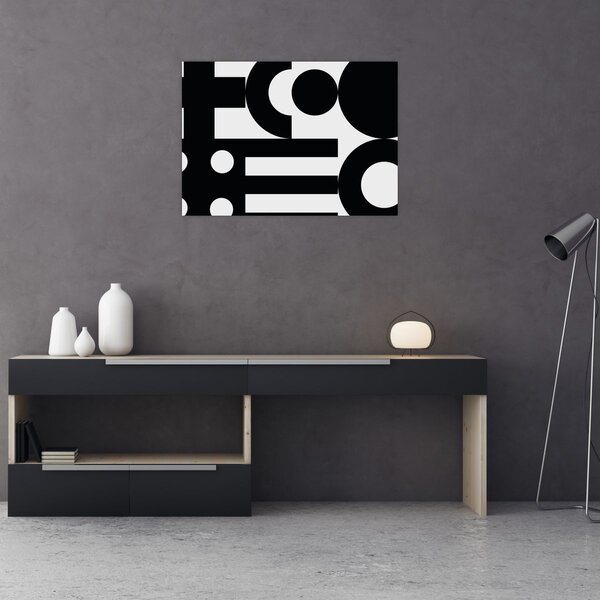 Obraz - Abstrakcja geometryczna N⁰3 (70x50 cm)