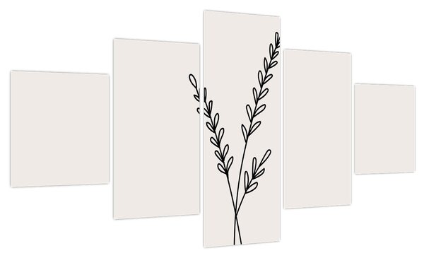 Obraz - Meadow Flower N⁰2 (125x70 cm)