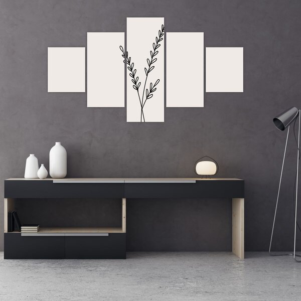 Obraz - Meadow Flower N⁰2 (125x70 cm)
