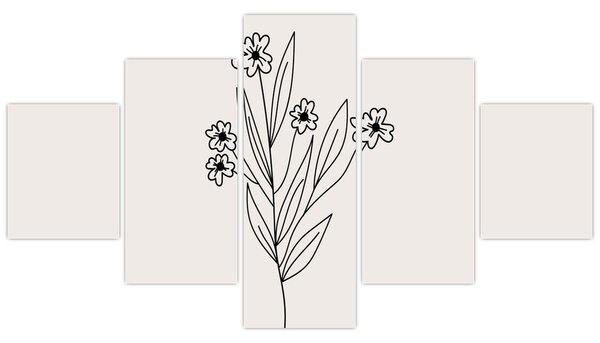 Obraz - Meadow Flower N⁰1 (125x70 cm)