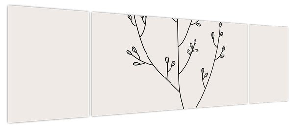 Obraz - Kwiat łąkowy N⁰3 (170x50 cm)