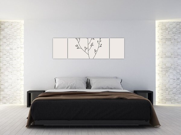 Obraz - Kwiat łąkowy N⁰3 (170x50 cm)
