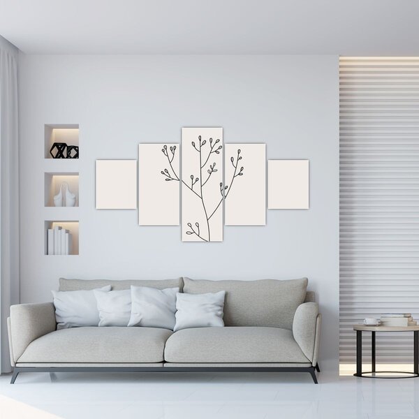 Obraz - Kwiat łąkowy N⁰3 (125x70 cm)
