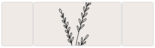 Obraz - Meadow Flower N⁰2 (170x50 cm)