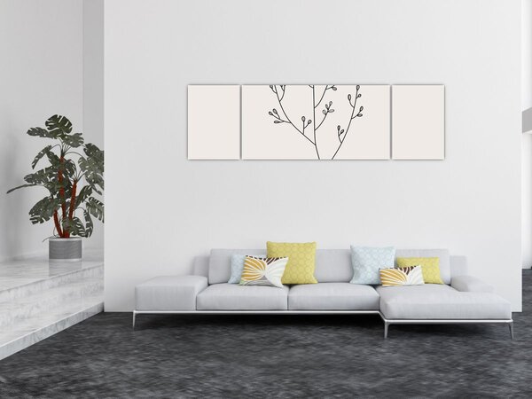 Obraz - Kwiat łąkowy N⁰3 (170x50 cm)