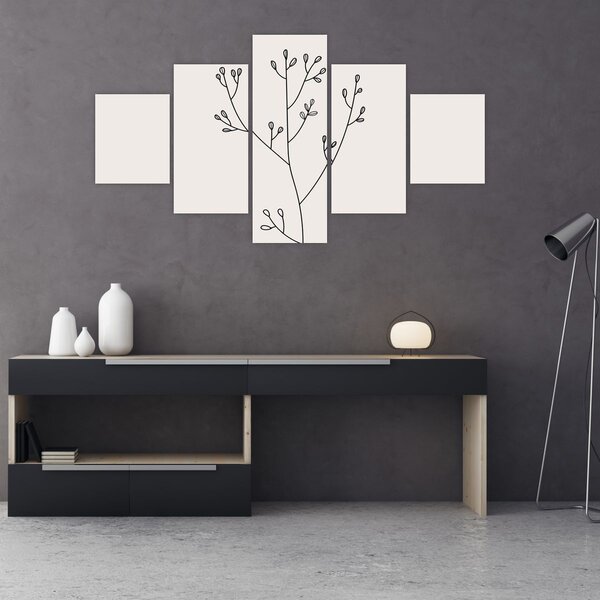 Obraz - Kwiat łąkowy N⁰3 (125x70 cm)
