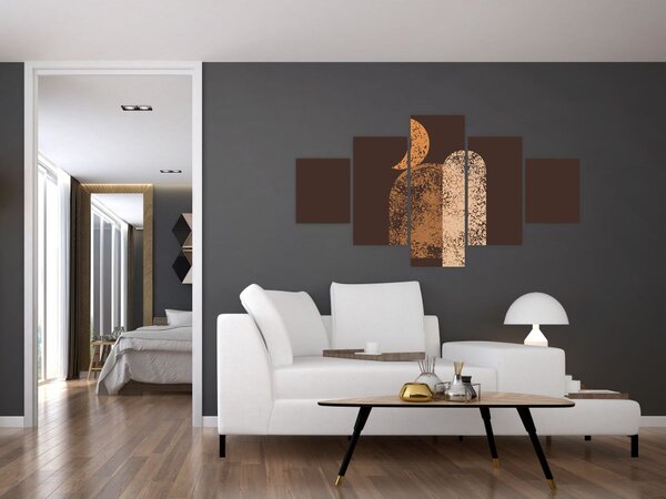 Obraz - Pomarańczowe łuki N⁰2 (125x70 cm)