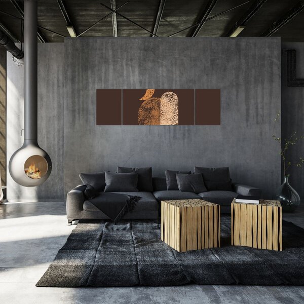 Obraz - Pomarańczowe łuki N⁰2 (170x50 cm)