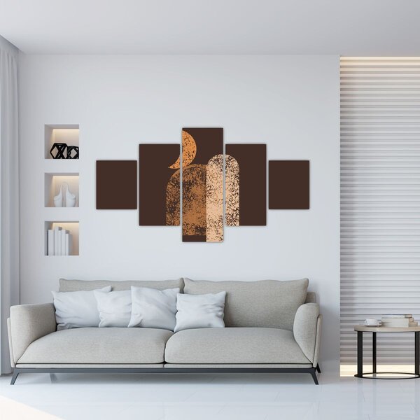 Obraz - Pomarańczowe łuki N⁰2 (125x70 cm)