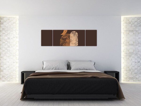 Obraz - Pomarańczowe łuki N⁰2 (170x50 cm)