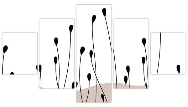 Obraz - Łąka graficzna N⁰1 (125x70 cm)