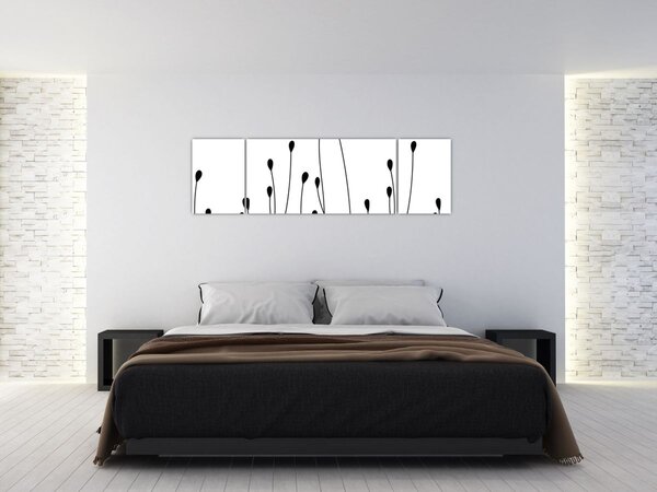 Obraz - Łąka graficzna N⁰1 (170x50 cm)