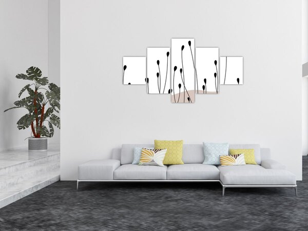 Obraz - Łąka graficzna N⁰1 (125x70 cm)