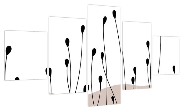 Obraz - Łąka graficzna N⁰1 (125x70 cm)