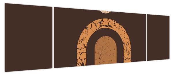 Obraz - Pomarańczowe łuki N⁰3 (170x50 cm)