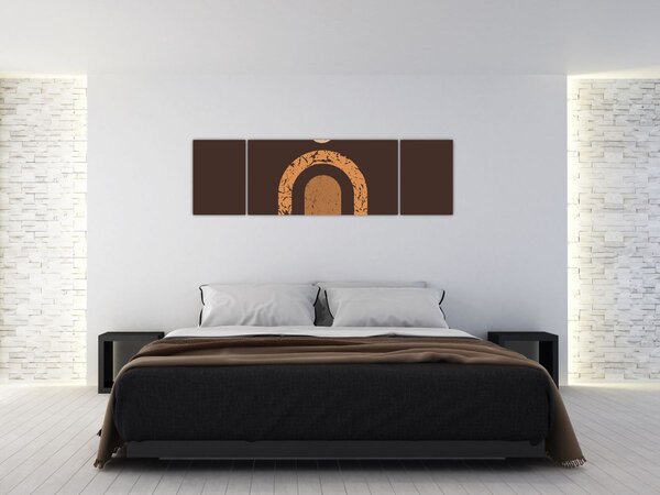 Obraz - Pomarańczowe łuki N⁰3 (170x50 cm)