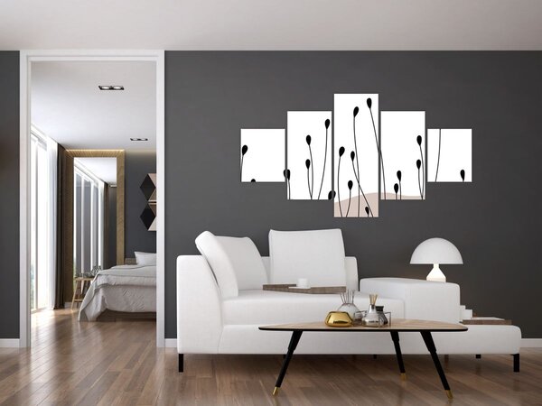 Obraz - Łąka graficzna N⁰1 (125x70 cm)