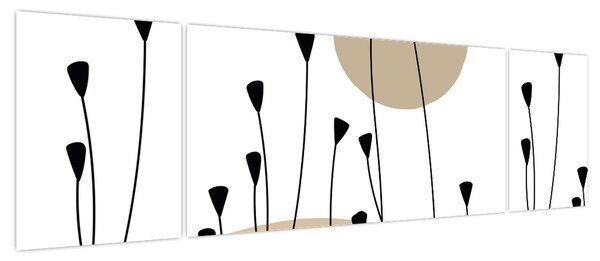 Obraz - Łąka graficzna N⁰2 (170x50 cm)