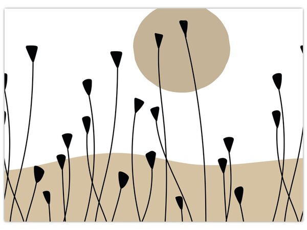 Obraz - Łąka graficzna N⁰2 (70x50 cm)