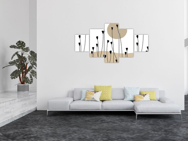 Obraz - Łąka graficzna N⁰2 (125x70 cm)