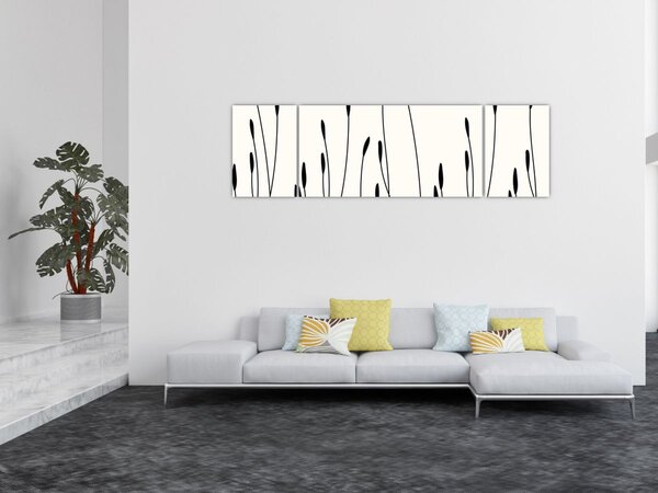 Obraz - Łąka graficzna N⁰3 (170x50 cm)