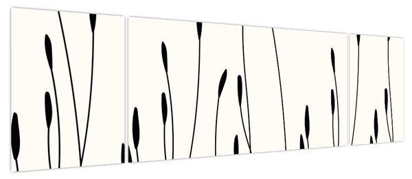 Obraz - Łąka graficzna N⁰3 (170x50 cm)