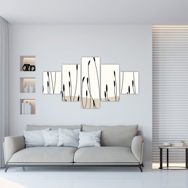 Obraz - Łąka graficzna N⁰3 (125x70 cm)