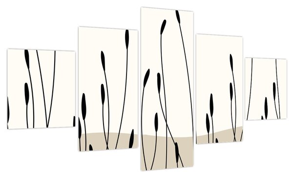 Obraz - Łąka graficzna N⁰3 (125x70 cm)
